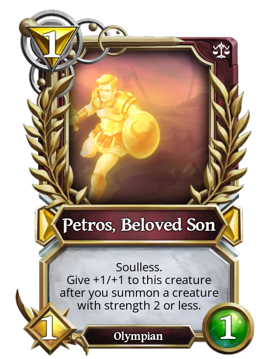 Petros, Beloved Son