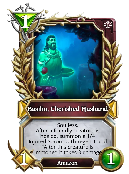 Basilio, Cherished Husband