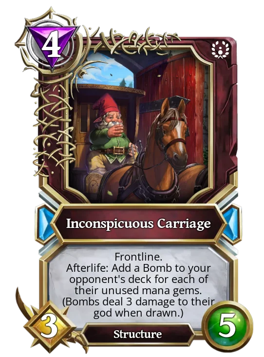 Inconspicuous Carriage