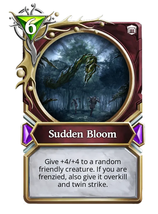 Sudden Bloom