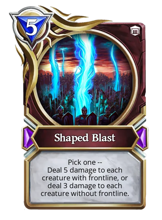 Shaped Blast
