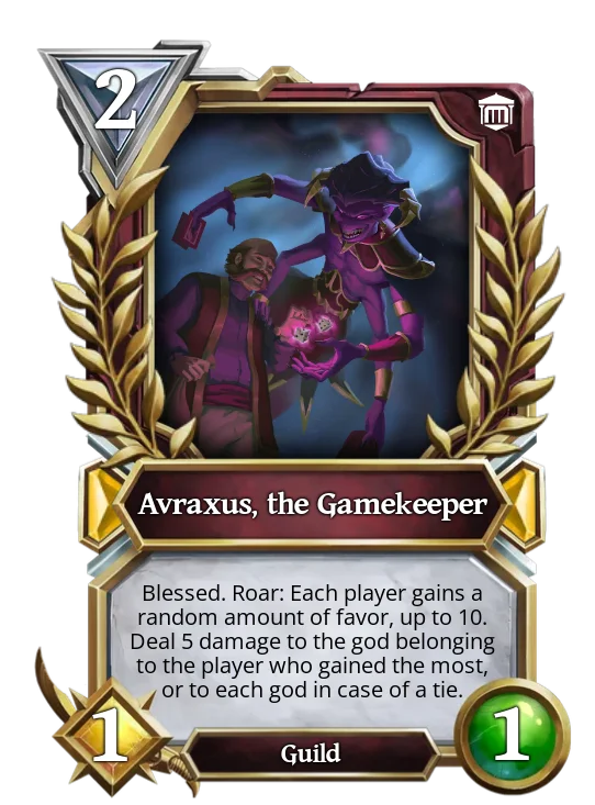 Avraxus, the Gamekeeper