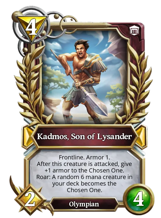 Kadmos, Son of Lysander