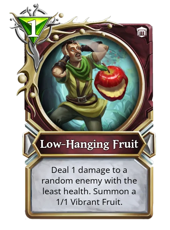 Low-Hanging Fruit
