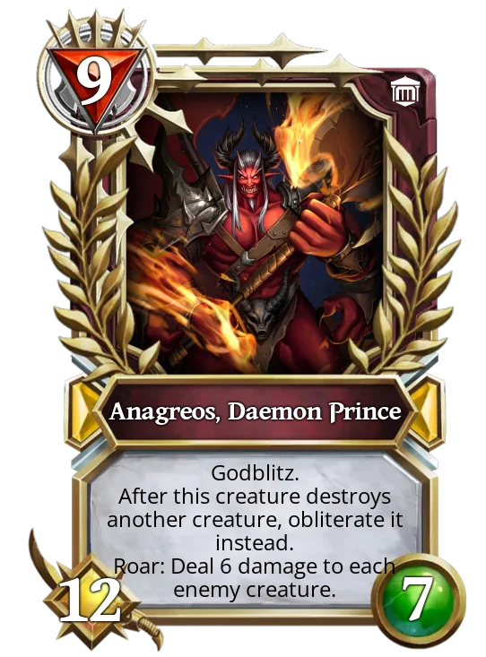 Anagreos, Daemon Prince