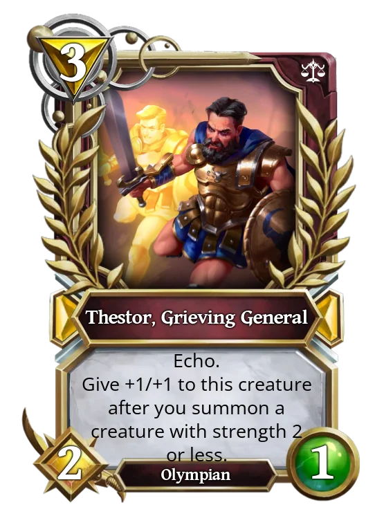Thestor, Grieving General