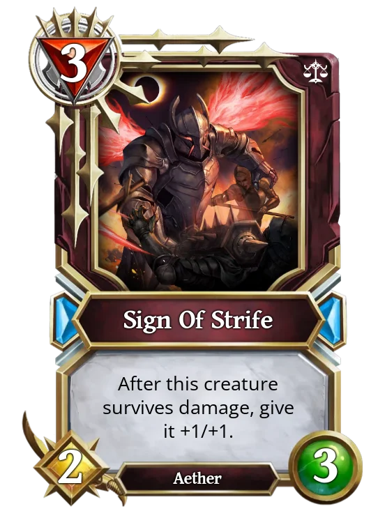 Sign Of Strife
