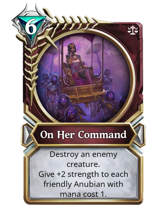 On Her Command