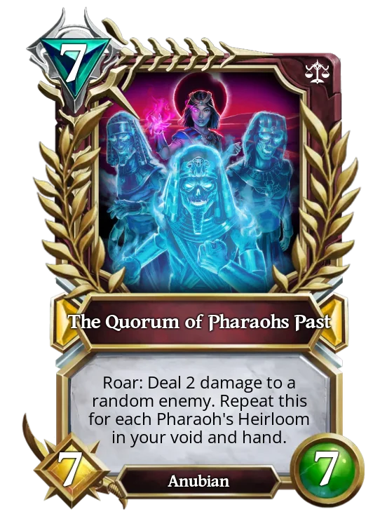 The Quorum of Pharaohs Past