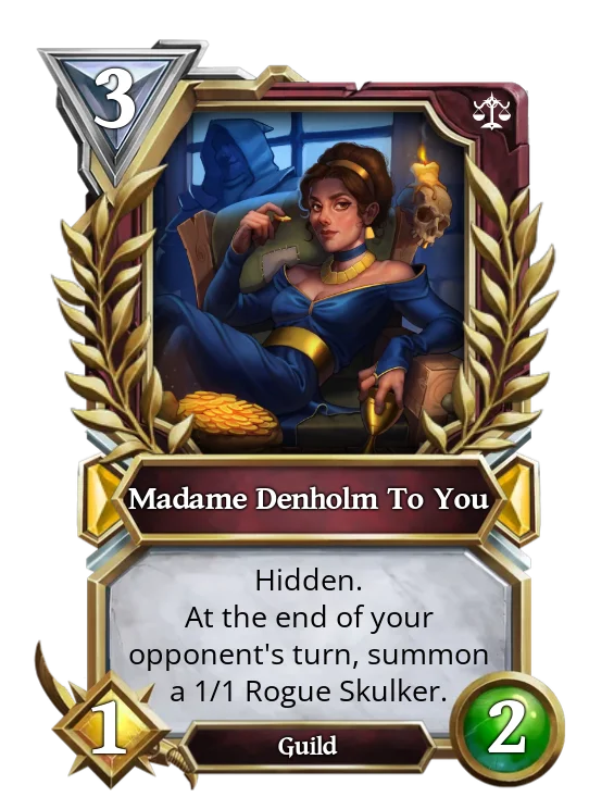 Madame Denholm To You
