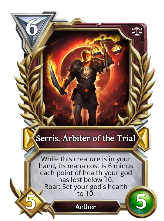 Serris, Arbiter of the Trial
