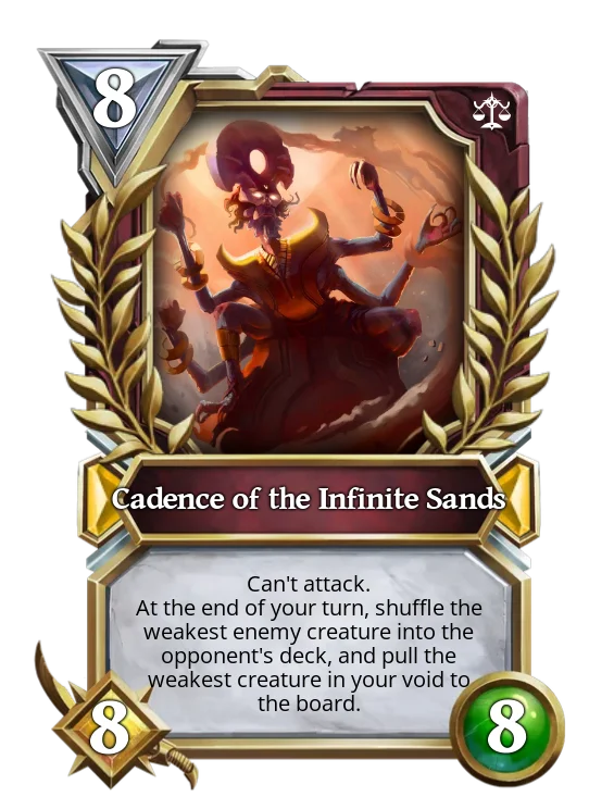 Cadence of the Infinite Sands