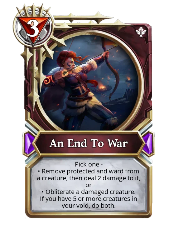 An End To War