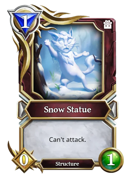 Snow Statue