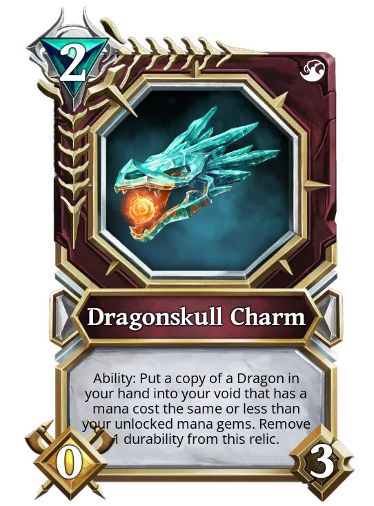 Dragonskull Charm