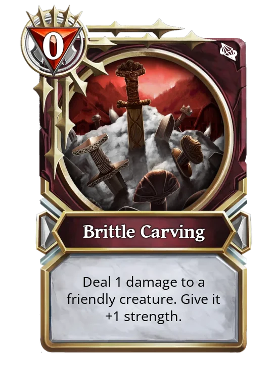 Brittle Carving