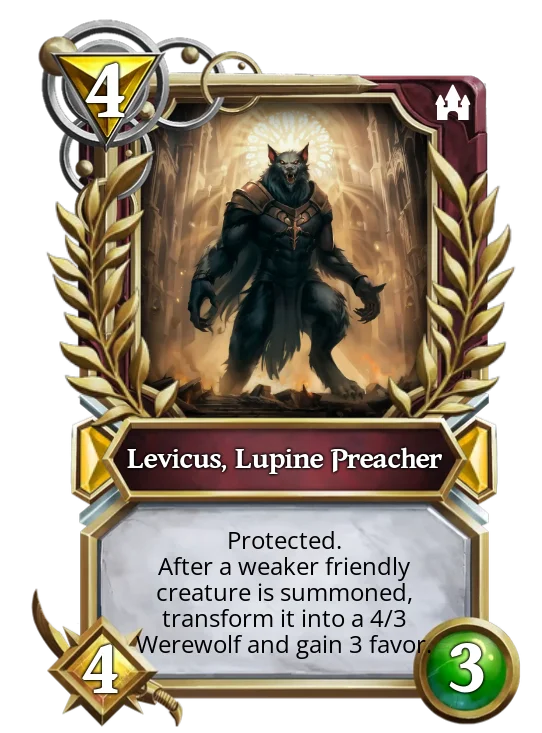 Levicus, Lupine Preacher