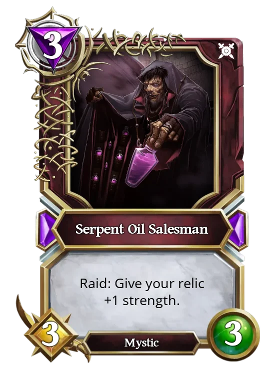Serpent Oil Salesman