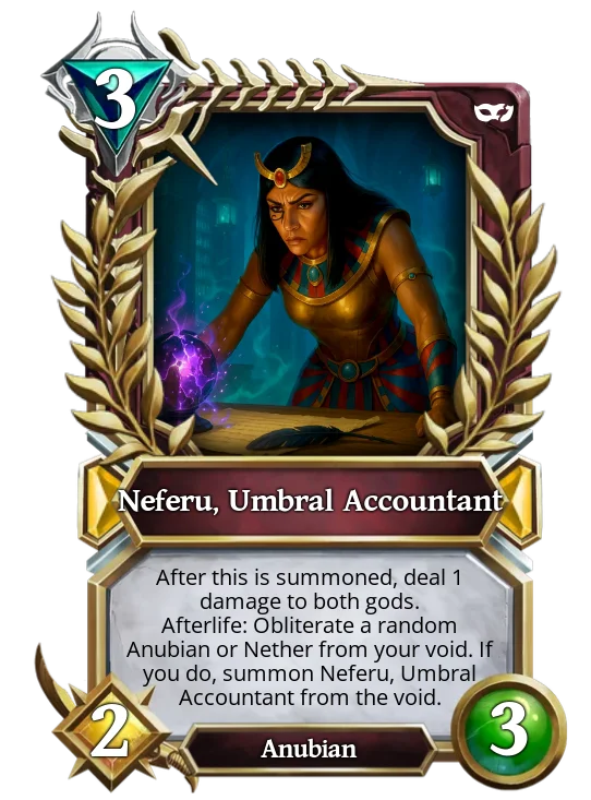 Neferu, Umbral Accountant