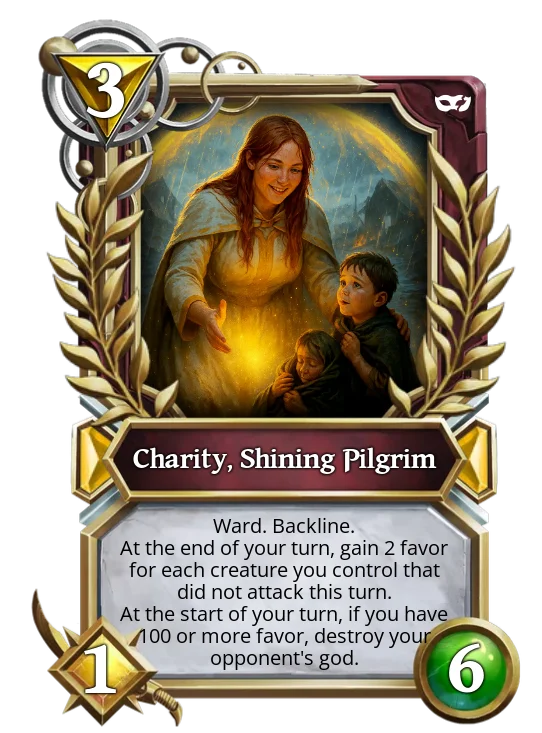 Charity, Shining Pilgrim