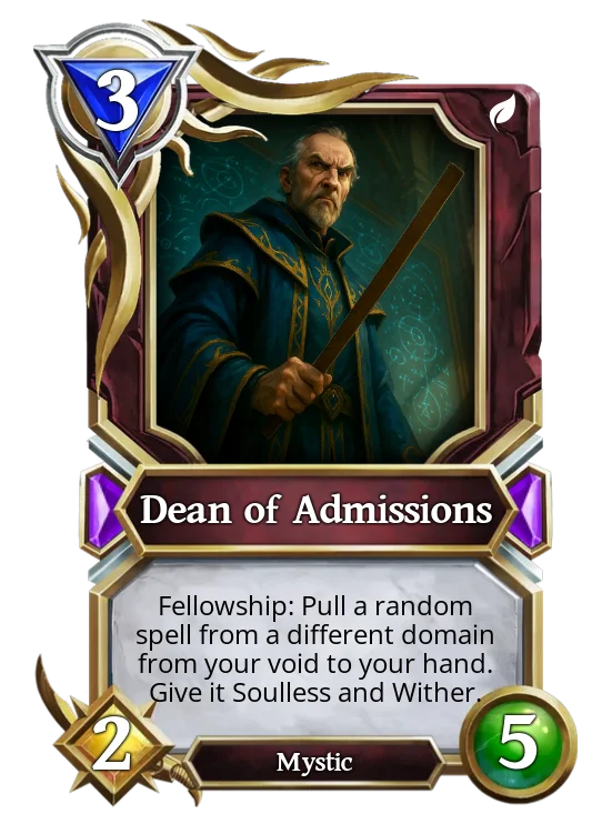 Dean of Admissions