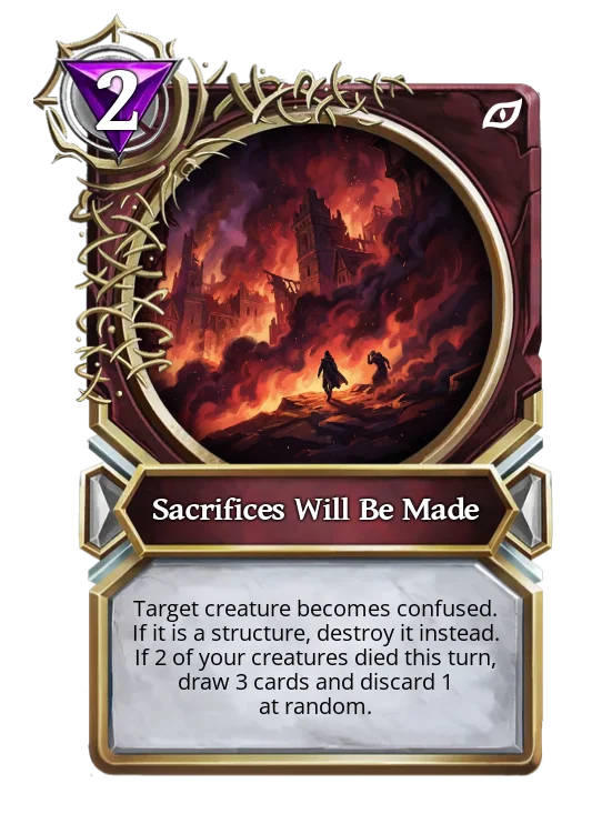 Sacrifices Will Be Made