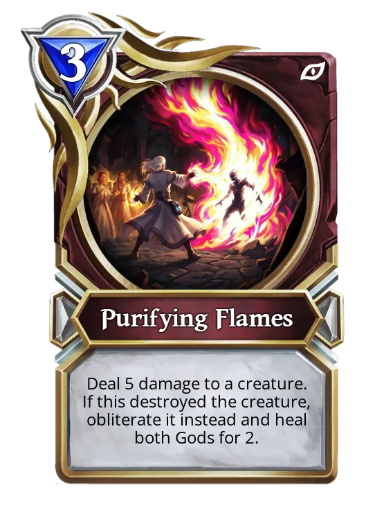 Purifying Flames