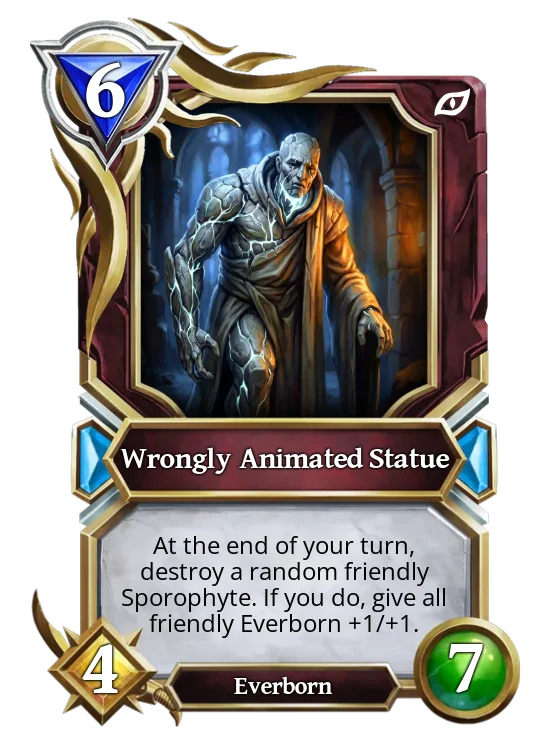 Wrongly Animated Statue