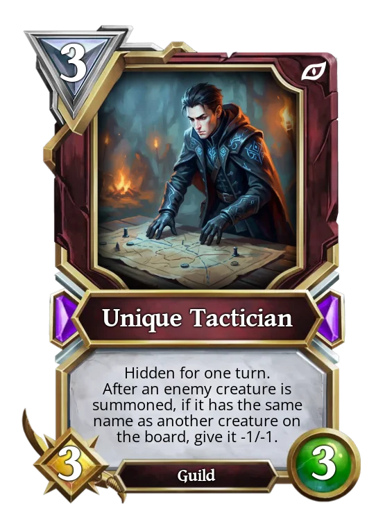 Unique Tactician