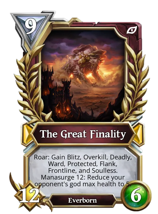 The Great Finality