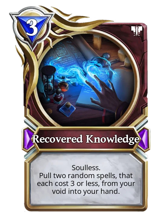 Recovered Knowledge