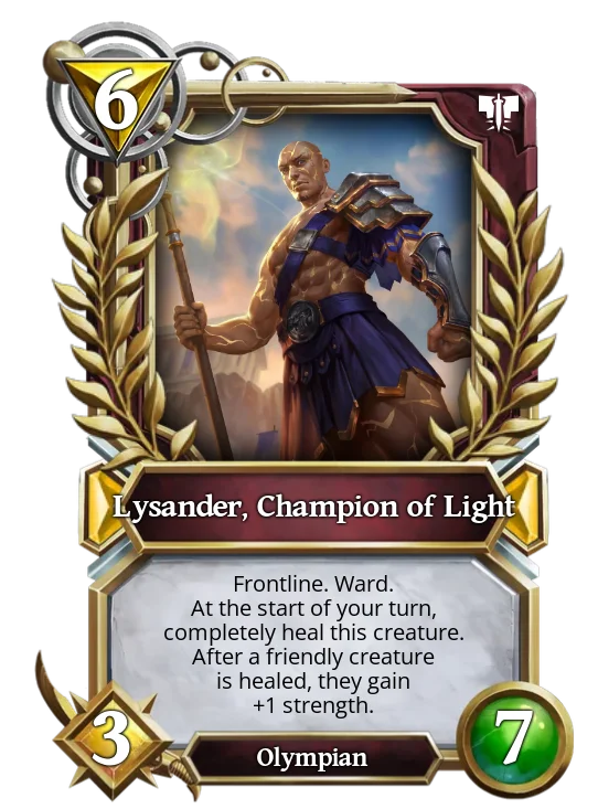 Lysander, Champion of Light