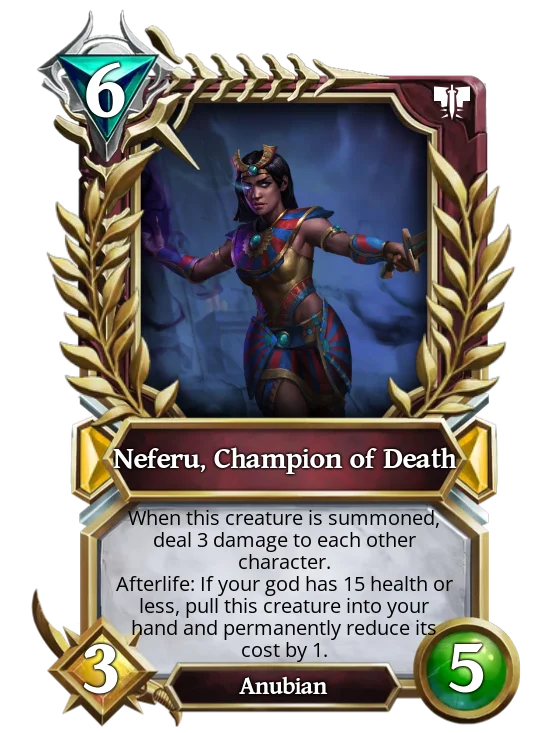 Neferu, Champion of Death