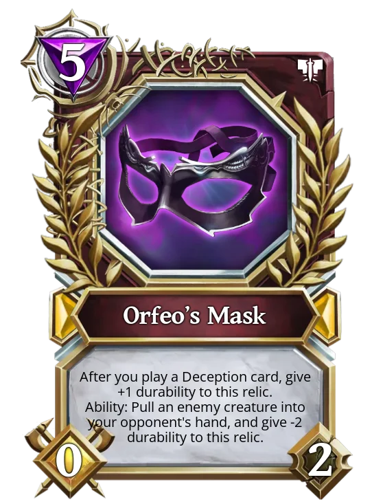 Orfeo's Mask