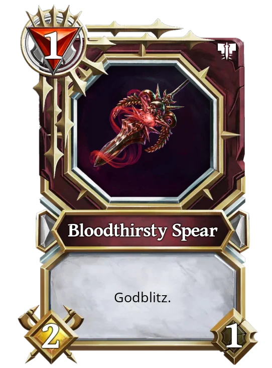 Bloodthirsty Spear