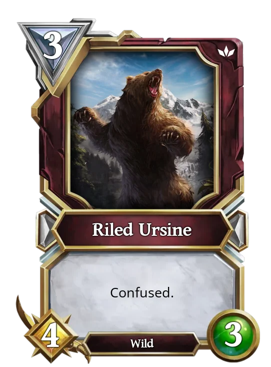 Riled Ursine