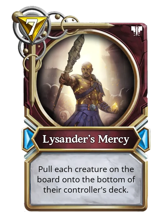 Lysander's Mercy